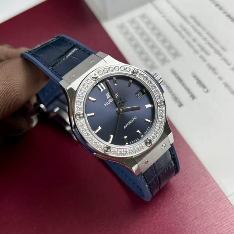 ĐỒNG HỒ HUBLOT NỮ SIÊU CẤP CLASSIC FUSION VIỀN ĐÁ MỘT HÀNG HB FACTORY