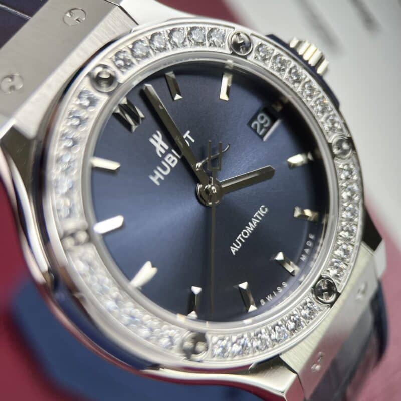 ĐỒNG HỒ HUBLOT NỮ SIÊU CẤP CLASSIC FUSION VIỀN ĐÁ MỘT HÀNG HB FACTORY