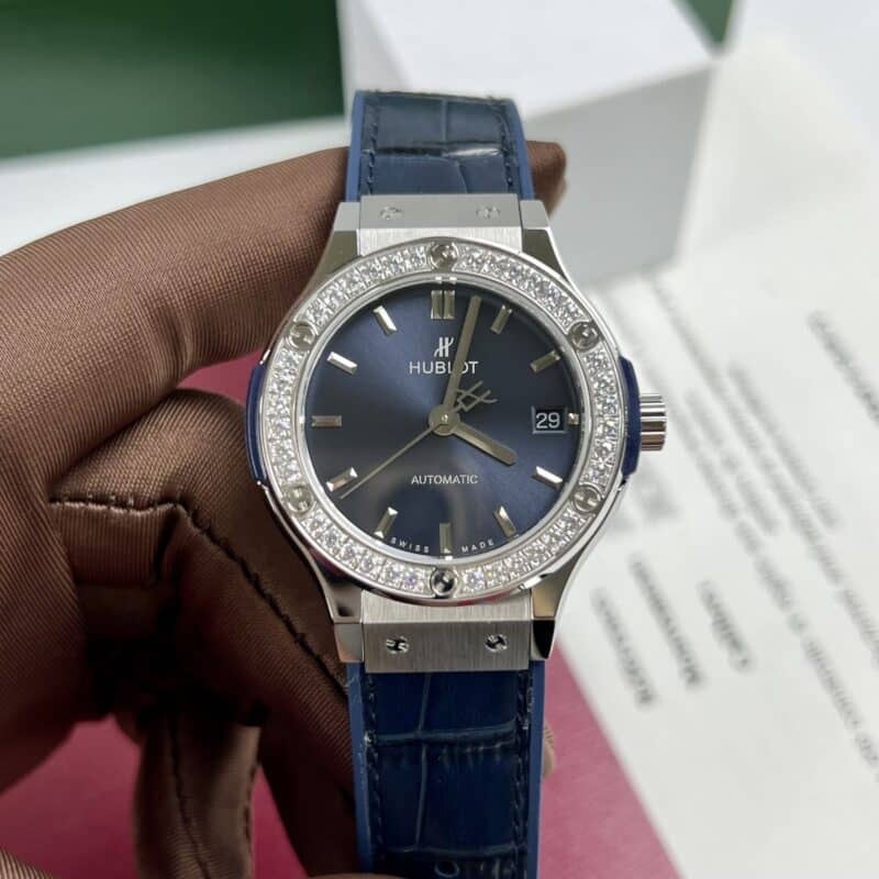 ĐỒNG HỒ HUBLOT NỮ SIÊU CẤP CLASSIC FUSION VIỀN ĐÁ MỘT HÀNG HB FACTORY