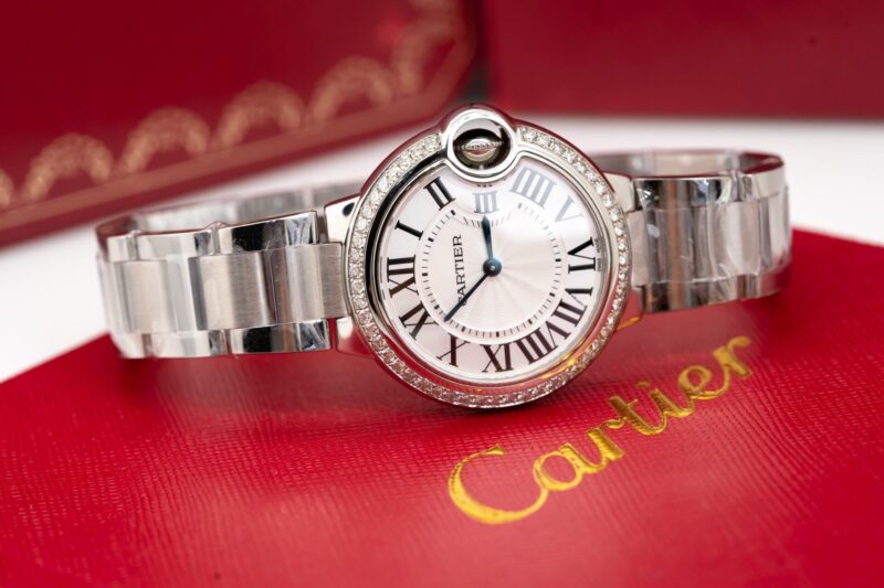 ĐỒNG HỒ NỮ CARTIER BALLON BLEU NIỀNG KIM CƯƠNG TỰ NHIÊN