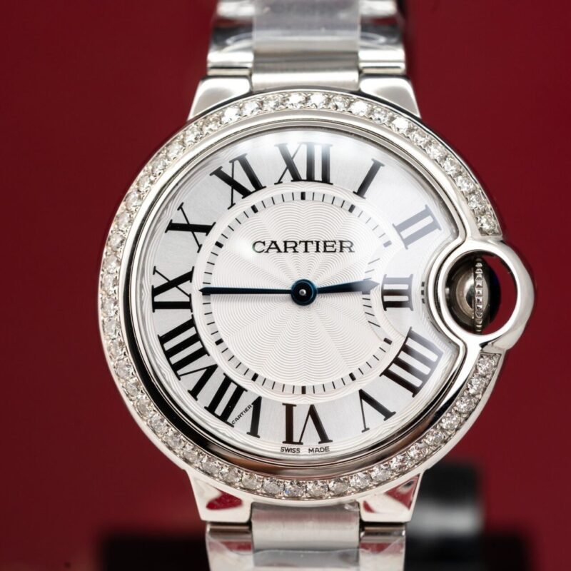 ĐỒNG HỒ NỮ CARTIER BALLON BLEU NIỀNG KIM CƯƠNG TỰ NHIÊN