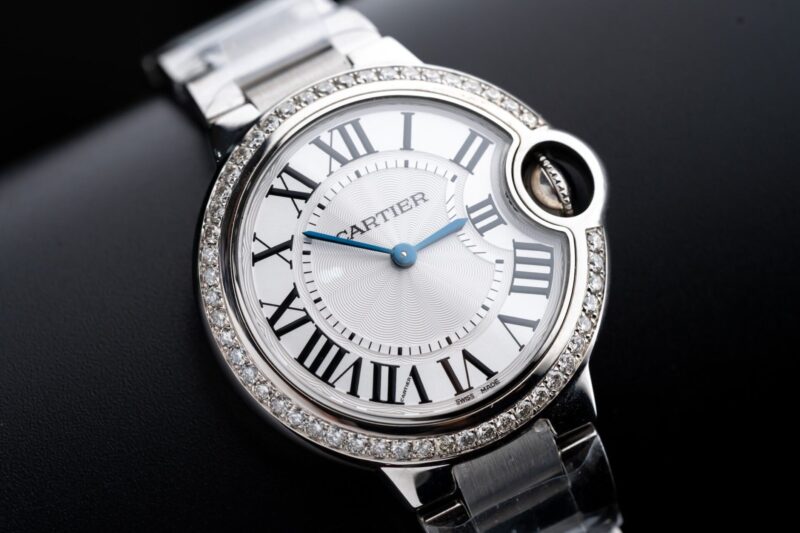 ĐỒNG HỒ NỮ CARTIER BALLON BLEU NIỀNG KIM CƯƠNG TỰ NHIÊN