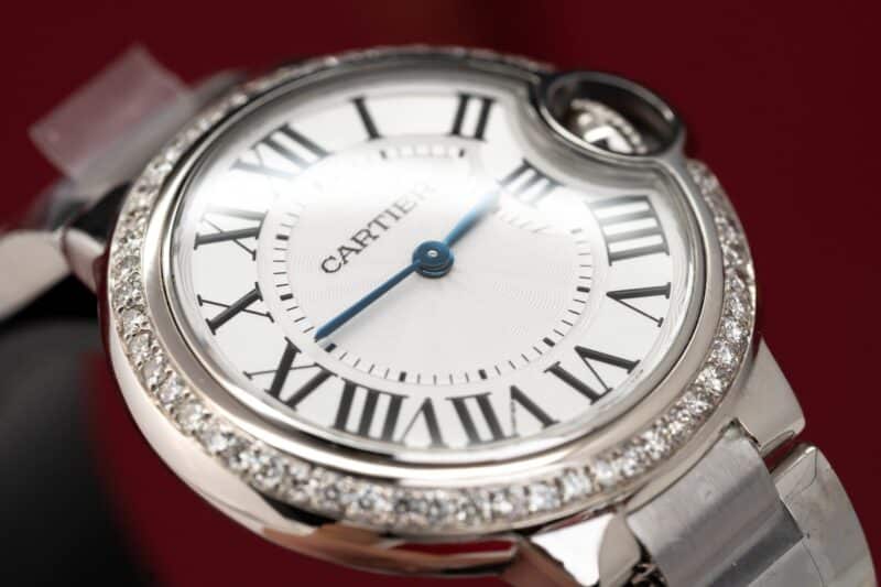 ĐỒNG HỒ NỮ CARTIER BALLON BLEU NIỀNG KIM CƯƠNG TỰ NHIÊN