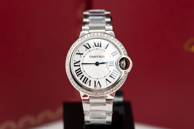 ĐỒNG HỒ NỮ CARTIER BALLON BLEU NIỀNG KIM CƯƠNG TỰ NHIÊN