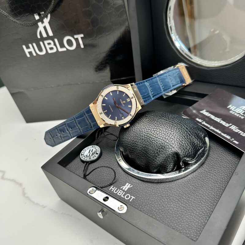 ĐỒNG HỒ HUBLOT CLASSIC FUSION KING GOLD NIỀNG ĐÁ FAKE