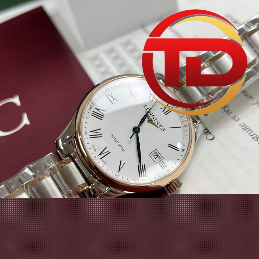 ĐỒNG HỒ LONGINES MASTER COLLECTION L2.893.5.11.7 DEMI VÀNG HỒNG FAKE CAO CẤP