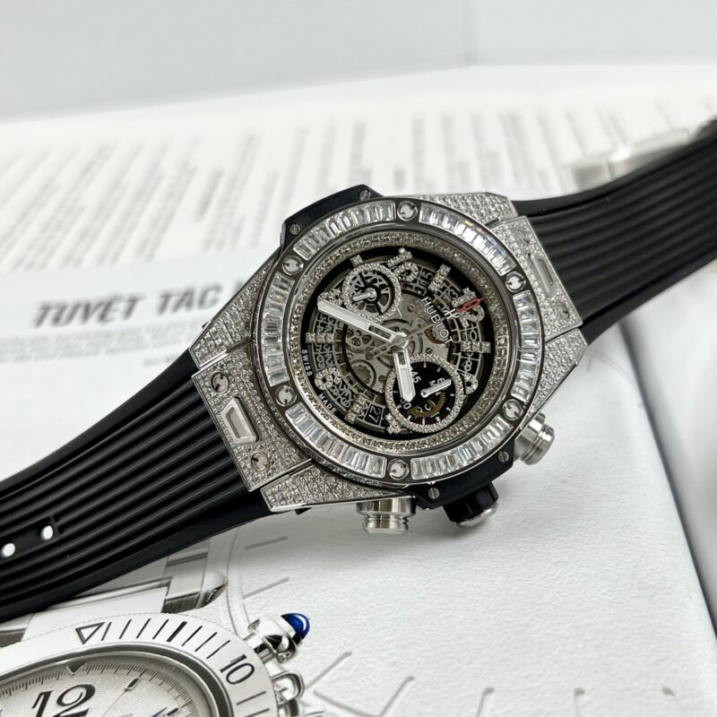 ĐỒNG HỒ HUBLOT BIG BANG UNICO ĐÍNH FULL ĐÁ REP 1:1 CAO CẤP