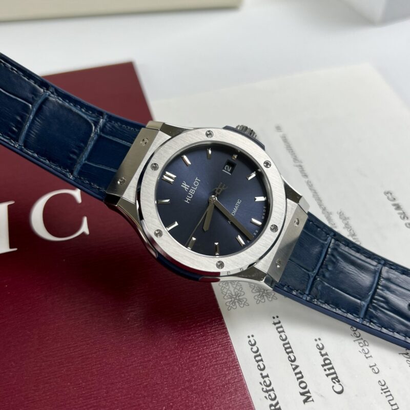 ĐỒNG HỒ NAM HUBLOT CLASSIC FUSION BLUE DIAL REP 1:1 HB FACTORY