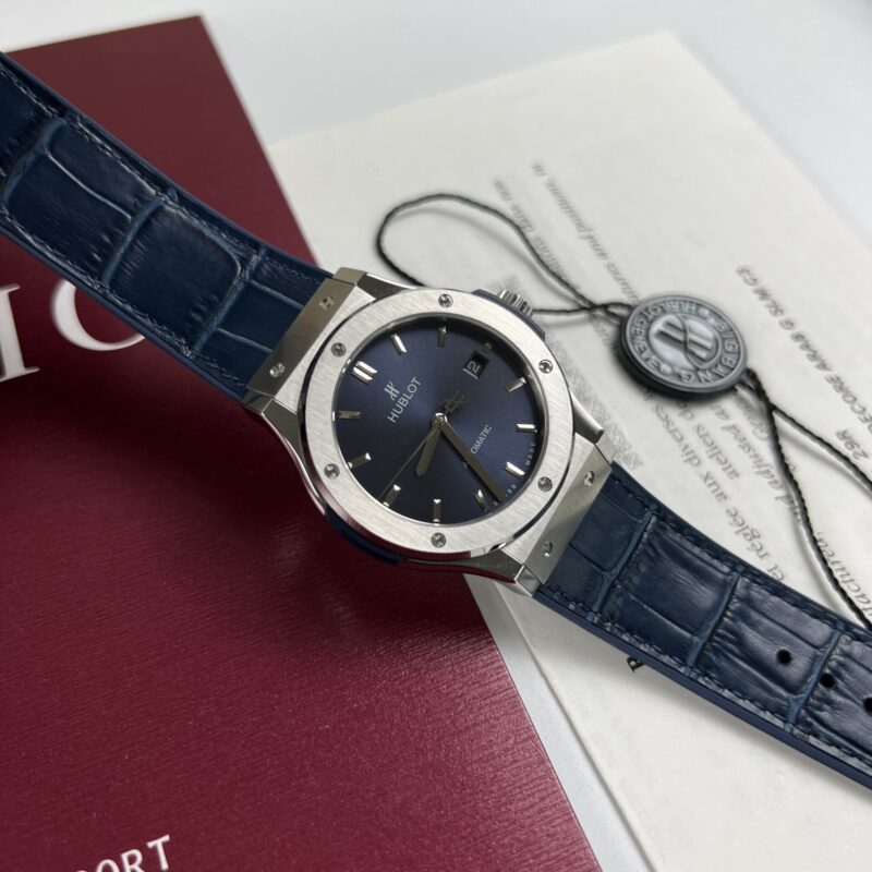 ĐỒNG HỒ NAM HUBLOT CLASSIC FUSION BLUE DIAL REP 1:1 HB FACTORY