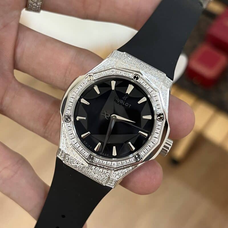 ĐỒNG HỒ HUBLOT CLASSIC FUSION ORLINSKI MÀU ĐEN ĐÍNH ĐÁ REP 1:1