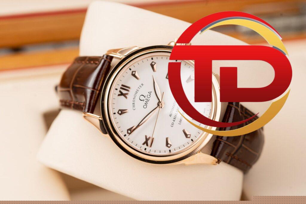 ĐỒNG HỒ OMEGA DE VILLE CO-AXIAL MẶT TRẮNG VỎ VÀNG HỒNG FAKE NHẬT