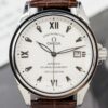 ĐỒNG HỒ OMEGA DE VILLE CO-AXIAL CHRONOMETER MÀU TRẮNG FAKE 1:1 MÁY NHẬT
