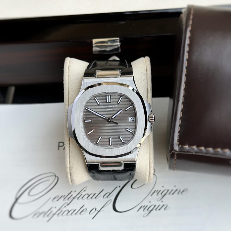 ĐỒNG HỒ PATEK PHILIPPE NAUTILUS 5711R MẶT SỐ XÁM REP 1:1 3K FACTORY