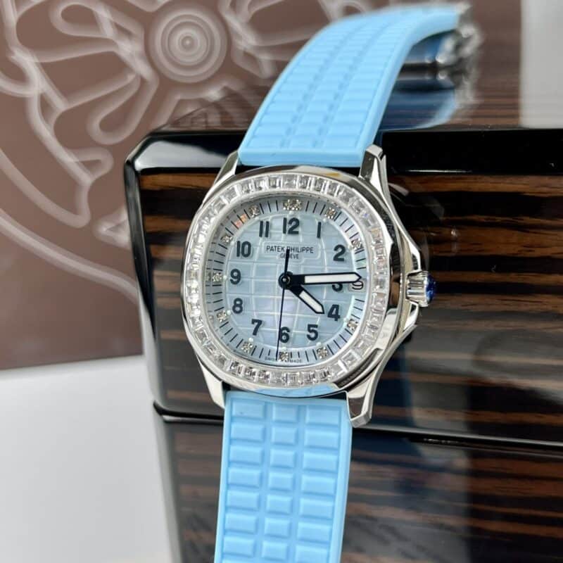 ĐỒNG HỒ PATEK PHILIPPE AQUANAUT 5072G-001 MẶT KHẢM TRAI SUPER FAKE 35.6MM
