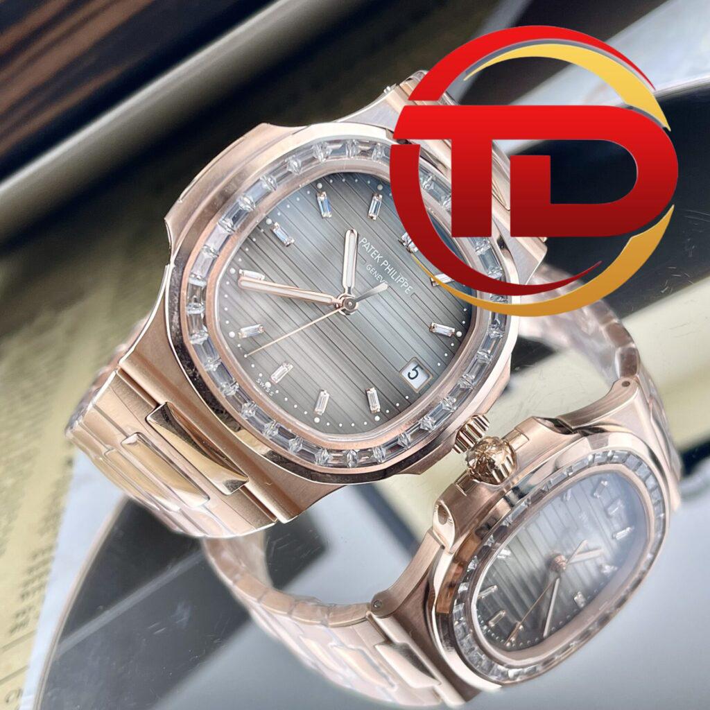 PATEK PHILIPPE NAUTILUS 5723 REPLICA 11 MẶT XANH BỌC VÀNG HỒNG 18K