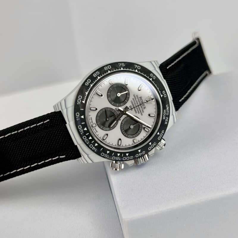 ĐỒNG HỒ ROLEX DAYTONA VỎ CARBON REP 1:1 CAO CẤP NHẤT DIW