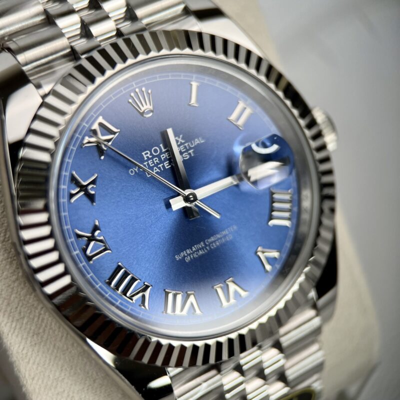ĐỒNG HỒ ROLEX DATEJUST MẶT SỐ XANH CỌC SỐ LA MÃ REP 1:1 CLEAN FACTORY