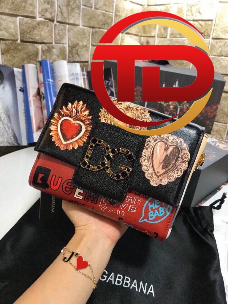 TÚI XÁCH D&G DOLCE GABBANA NGUYÊN BẢN SIÊU CẤP ĐÍNH ĐÁ THỜI TRANG