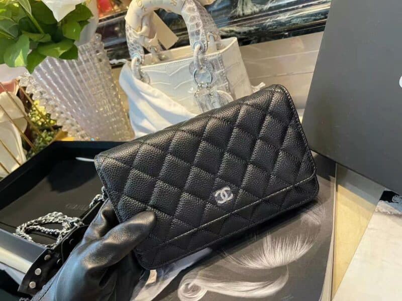 TÚI CHANEL WALLET ON CHAIN BLACK BAG SIÊU CẤP