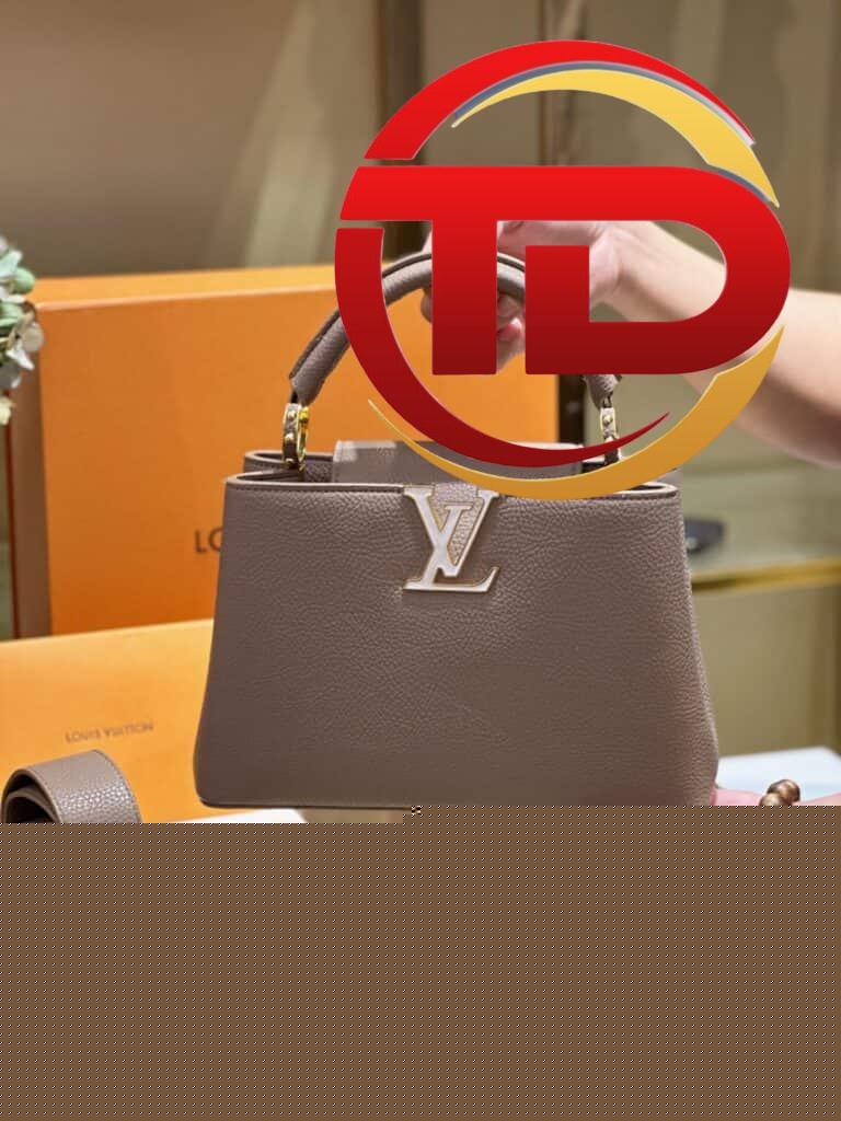 TÚI XÁCH LV LOUIS VUITTON CAPUCINES CAO CẤP KHÓA VÀNG FULLBOX
