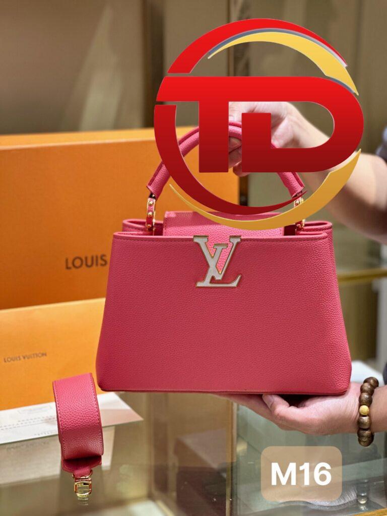 TÚI XÁCH LV LOUIS VUITTON CAPUCINES CAO CẤP KHÓA VÀNG FULLBOX
