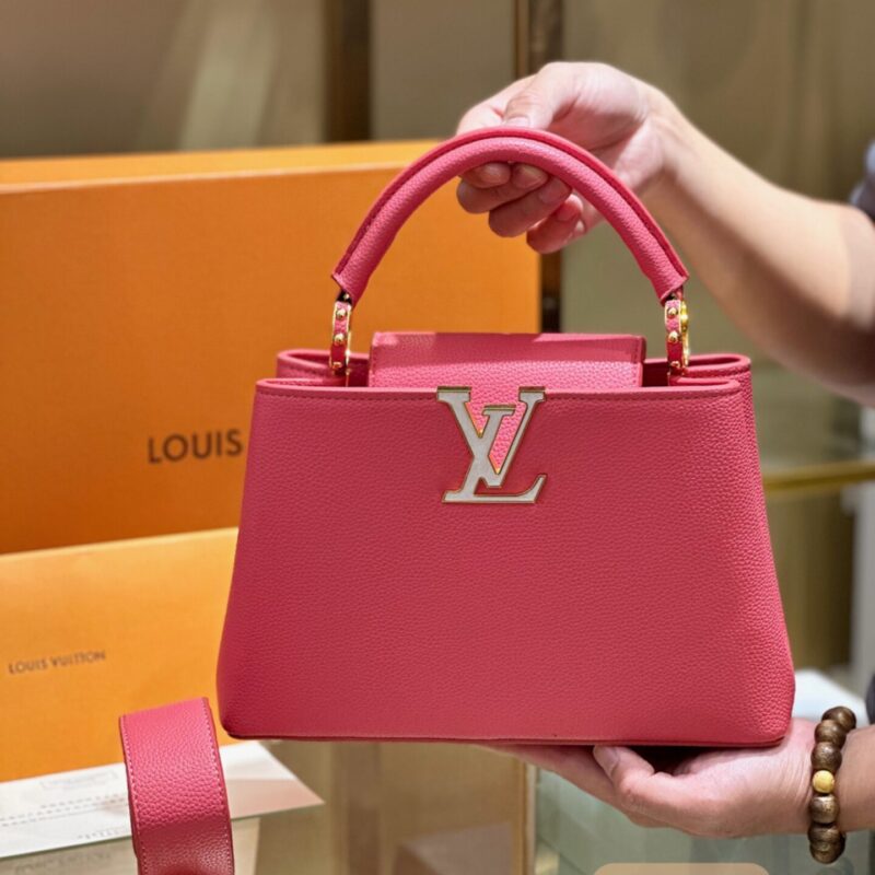 TÚI XÁCH LV LOUIS VUITTON CAPUCINES CAO CẤP KHÓA VÀNG FULLBOX