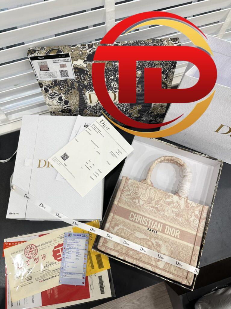 TÚI NỮ DIOR TOTE NGUYÊN BẢN SS2022 MÀU HỒNG