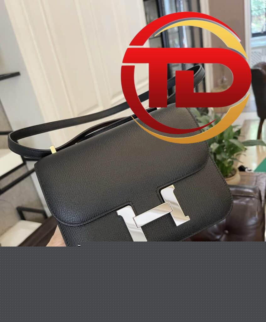 TÚI HERMES CONSTANCE NGUYÊN BẢN DA EPSOM MÀU ĐEN