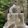 TÚI LADY DIOR BAG IN BLACK CANNAGE SATIN SMALL SIZE NGUYÊN BẢN