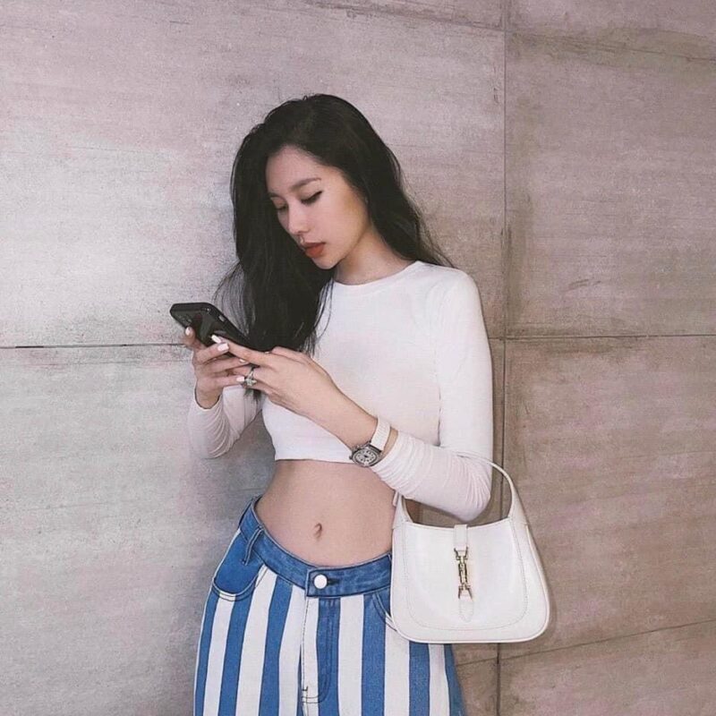 TÚI GUCCI JACKIE 1961 MINI HOBO BAG SUPER MÀU TRẮNG