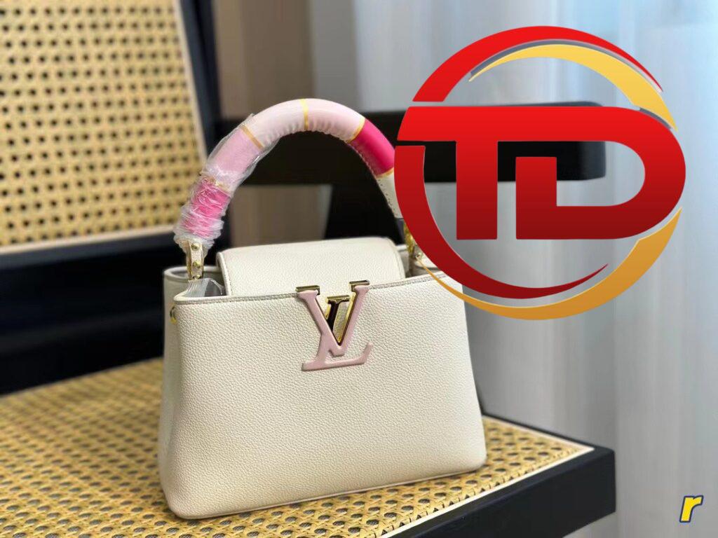 TÚI XÁCH LV LOUIS VUITTON CAPUCINES HANDLE BAG SUPER MÀU TRẮNG