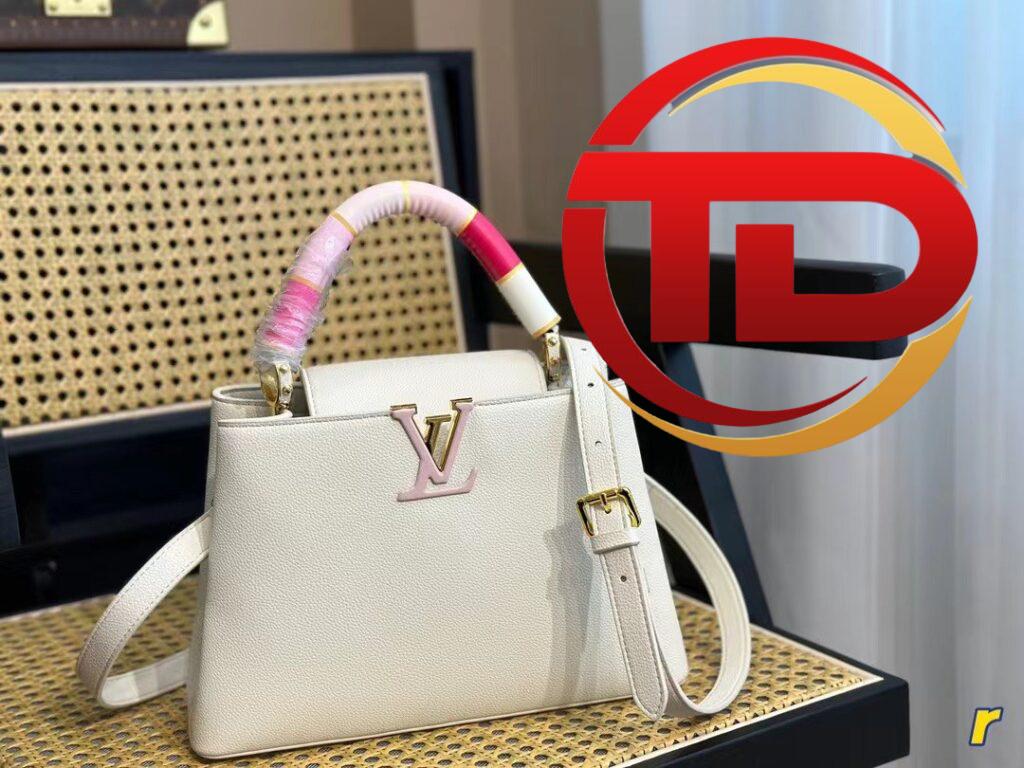 TÚI XÁCH LV LOUIS VUITTON CAPUCINES HANDLE BAG SUPER MÀU TRẮNG