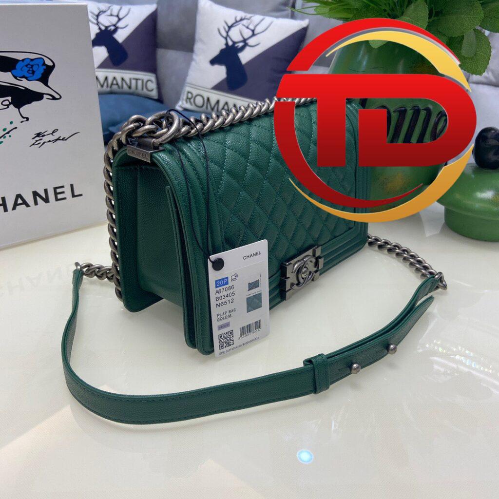 TÚI XÁCH CHANEL SAC BOY SIÊU CẤP XANH LÁ