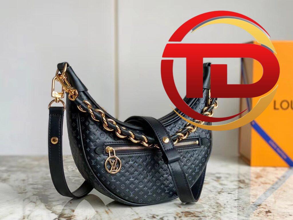 TÚI LV LOUIS VUITTON LOOP BAGUETTE BAG BLACK SIÊU CẤP