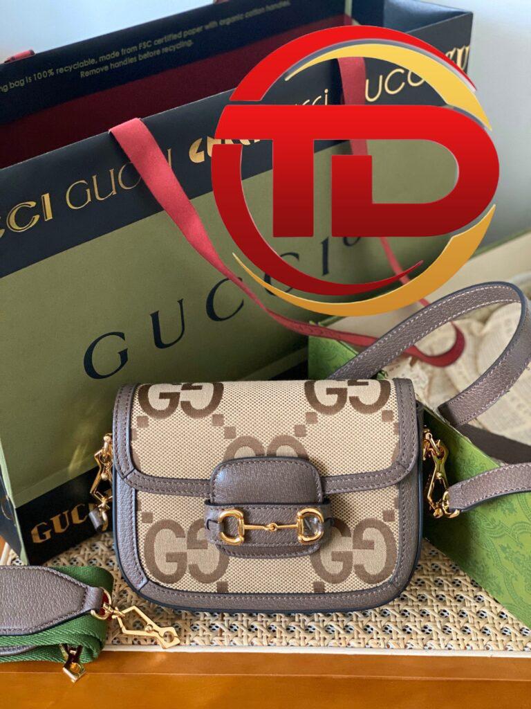 TÚI GUCCI HORSEBIT 1955 JUMBO GG MINI BAG SIÊU CẤP
