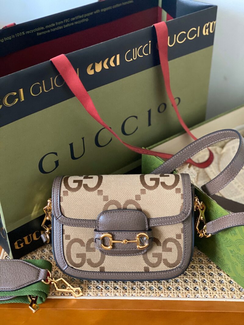 TÚI GUCCI HORSEBIT 1955 JUMBO GG MINI BAG SIÊU CẤP