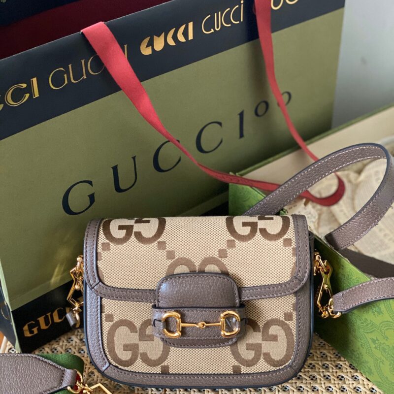 TÚI GUCCI HORSEBIT 1955 JUMBO GG MINI BAG SIÊU CẤP