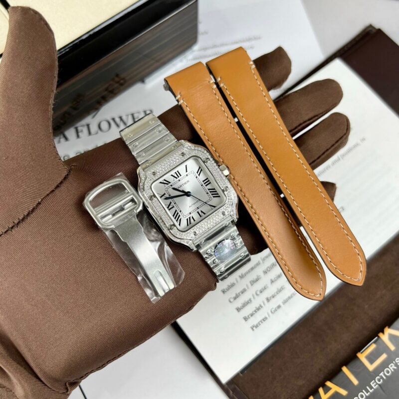 CHOPARD HAPPY DIAMONDS GOLD WRAPPED AND MOISSANITE