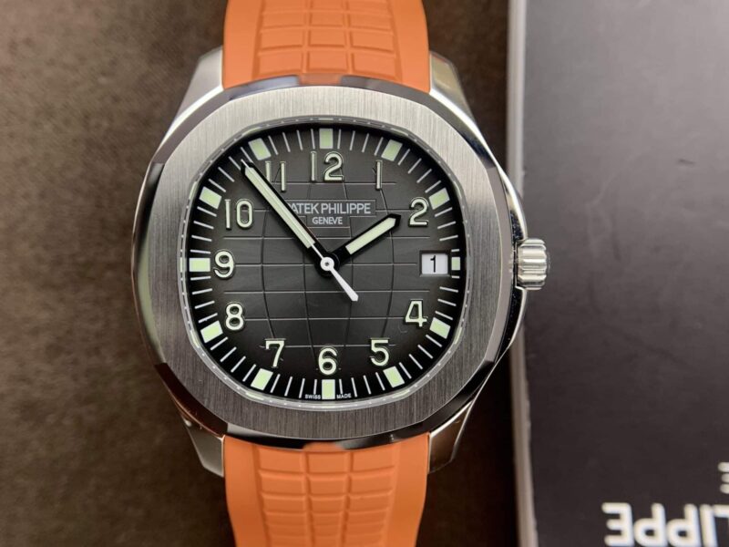 ĐỒNG HỒ PATEK PHILIPPE AQUANAUT 5167A REPLICA 1:1 DÂY CAO SU CAM 3K FACTORY