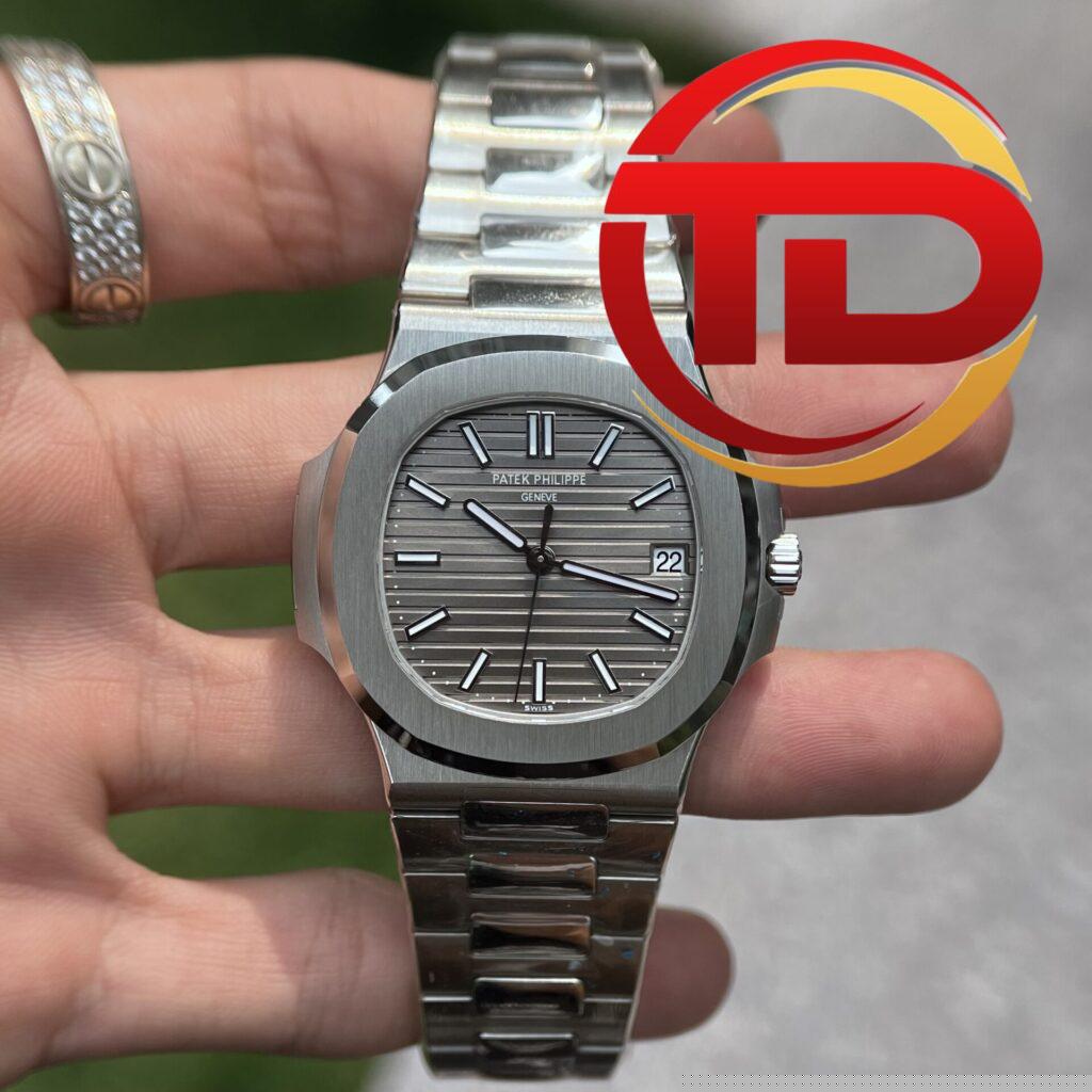 PATEK PHILIPPE NAUTILUS 5711/1A MẶT SỐ XÁM FAKE CAO CẤP 3K FACTORY 40MM