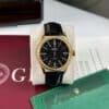 ĐỒNG HỒ ROLEX CELLINI 50505 MẶT SỐ ĐEN BỌC VÀNG GOLD REPLICA 39MM