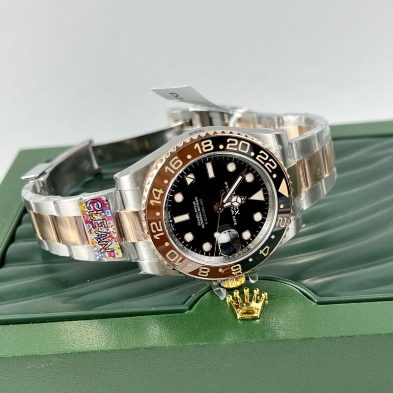 ĐỒNG HỒ ROLEX GMT-MASTER II 126711CHNR ROOTBEER BỌC VÀNG CLEAN FACTORY