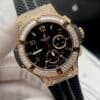 ĐỒNG HỒ HUBLOT BIG BANG VÀNG HỒNG VIỀN ĐÁ BAGUETTE FAKE 1:1 HB FACTORY
