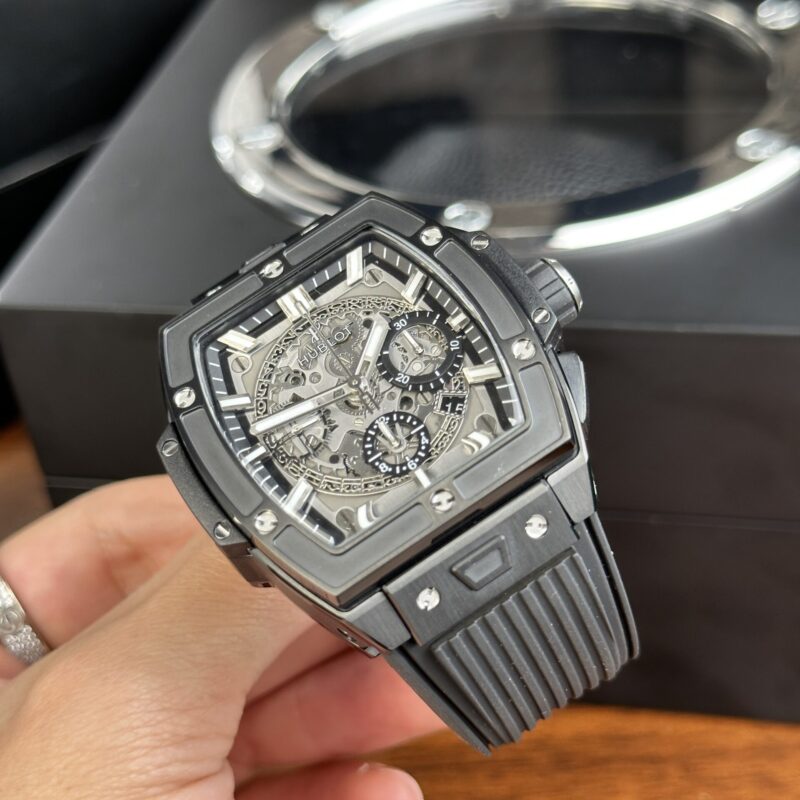 ĐỒNG HỒ HUBLOT SPIRIT OF BIG BANG MÀU ĐEN SUPER FAKE 1:1 MS FACTORY