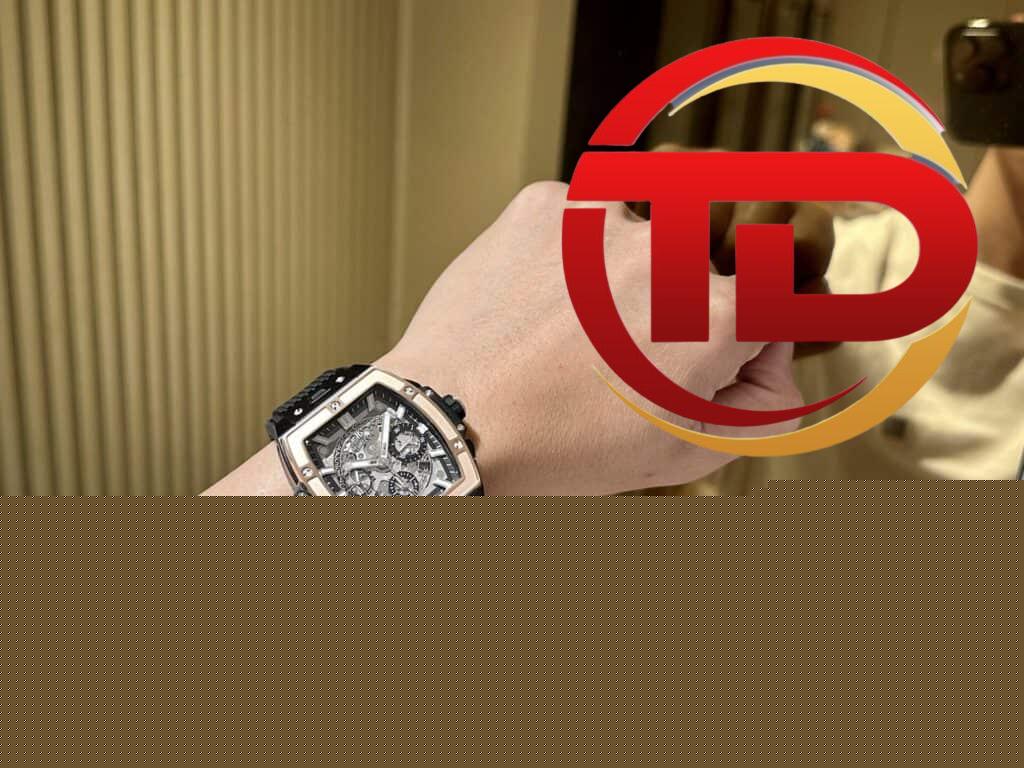 ĐỒNG HỒ HUBLOT SPIRIT OF BIG BANG MÀU ĐEN VIỀN KING GOLD REP 1:1 MS FACTORY