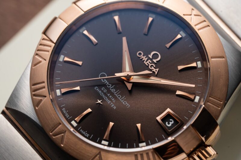 ĐỒNG HỒ OMEGA CONSTELLATION VỎ VÀNG HỒNG REP 1:1 CAO CẤP VS FACTORY