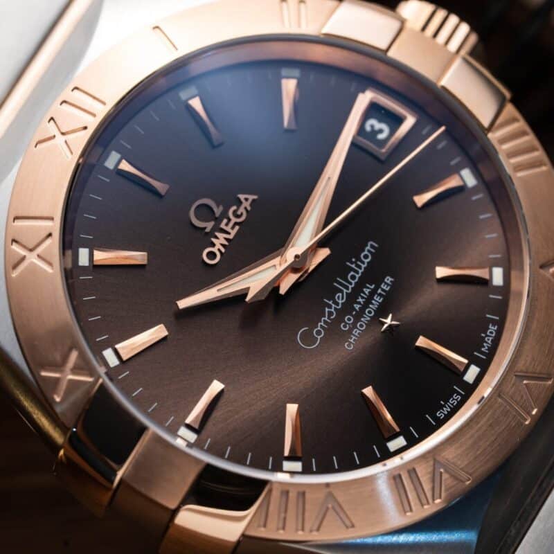 ĐỒNG HỒ OMEGA CONSTELLATION VỎ VÀNG HỒNG REP 1:1 CAO CẤP VS FACTORY