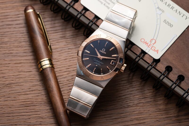 ĐỒNG HỒ OMEGA CONSTELLATION VỎ VÀNG HỒNG REP 1:1 CAO CẤP VS FACTORY