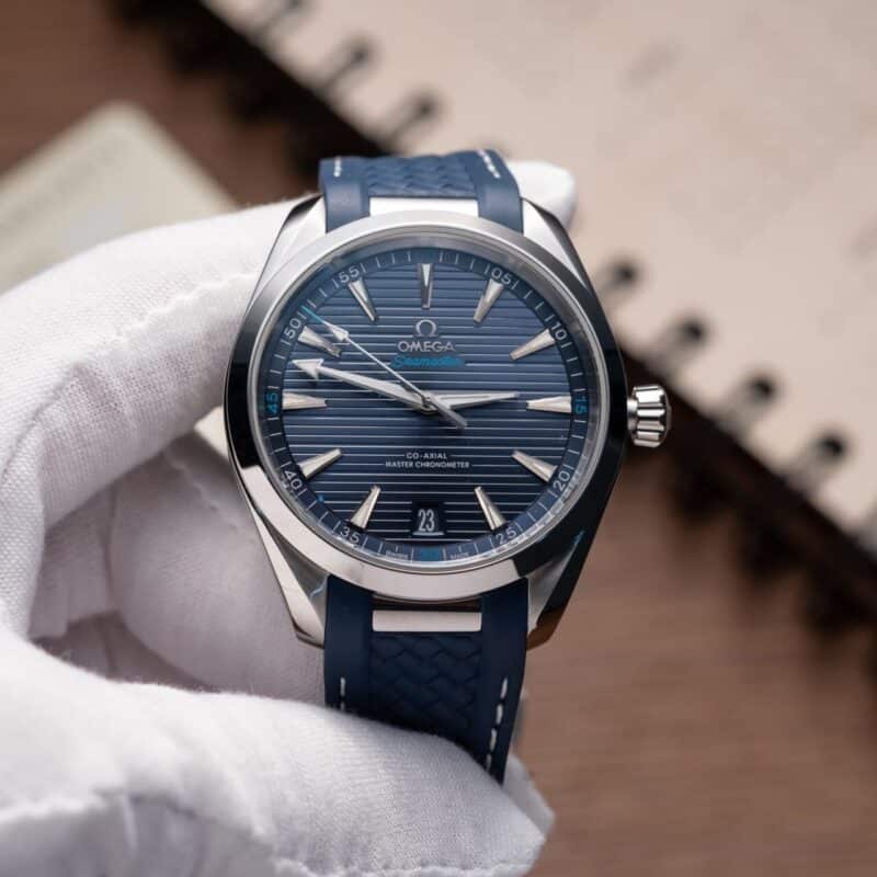 ĐỒNG HỒ OMEGA SEAMASTER AQUA TERRA MÀU XANH BLUE REPLICA 1:1 VS FACTORY 41MM