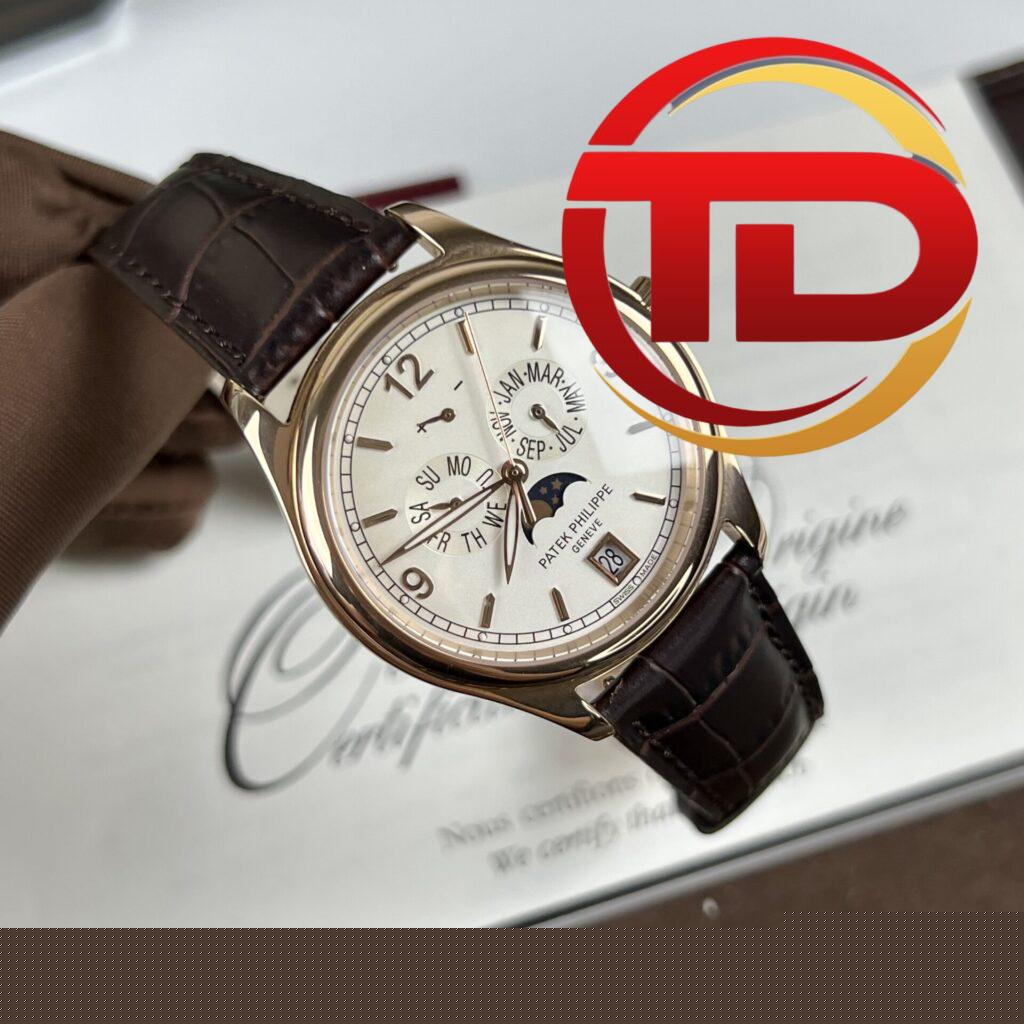 ĐỒNG HỒ PATEK PHILIPPE COMPLICATIONS 5146R-001 VỎ VÀNG HỒNG REP 1:1